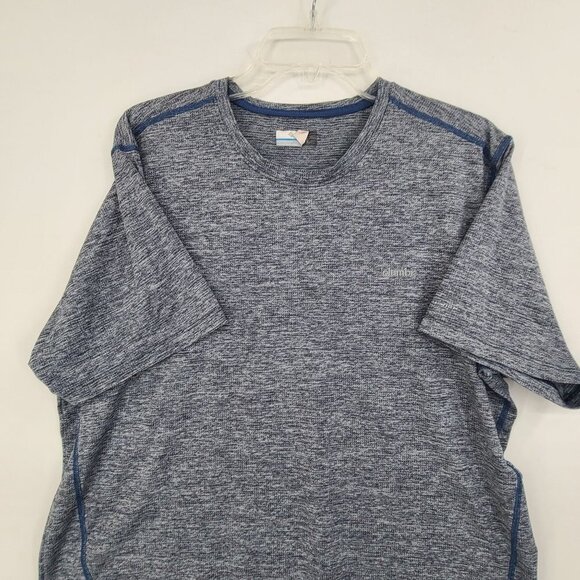 Columbia Women's Short Sleeve Moisture Wicking Activewear Top Gray Size XL - Picture 3 of 9